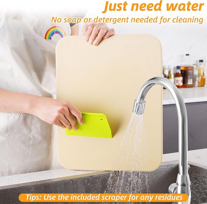 GOFOWEK Pizza Stone 5 PCS Set, 15 x 12" Large Rectangle Pizza Stone Set for Oven and Grill with Metal Pizza Peels & Cutter Rocker, 0.6'' Thickened Stone Pizza Pan, Baking Stone for Pizza, Bread