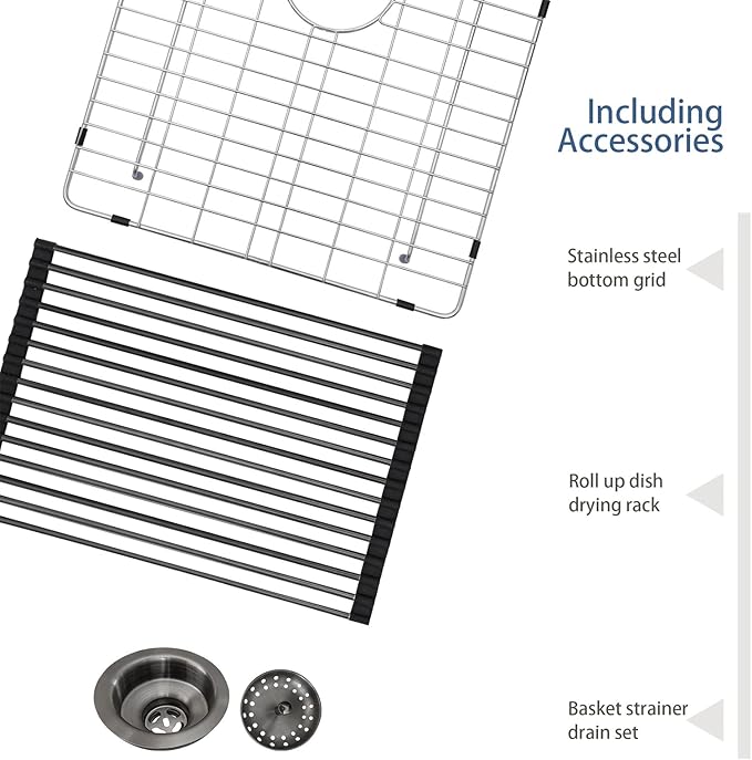 Lordear 33 Black Kitchen Sink Drop In 33x22 Gunmetal Black 16 Gauge Stainless Steel Drop In Kitchen Sinks R10 Round Corner Single Bowl Topmount Over Counter Rectangular Sink Basin
