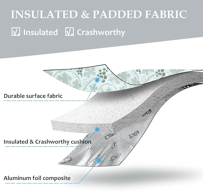 Tirrinia 2 Bottle Insulated Wine Tote Bag - Wine Tumbler Glass Cooler Carrier for BYOB Restaurants, Travel, Park, Beach - Blue & White Strap