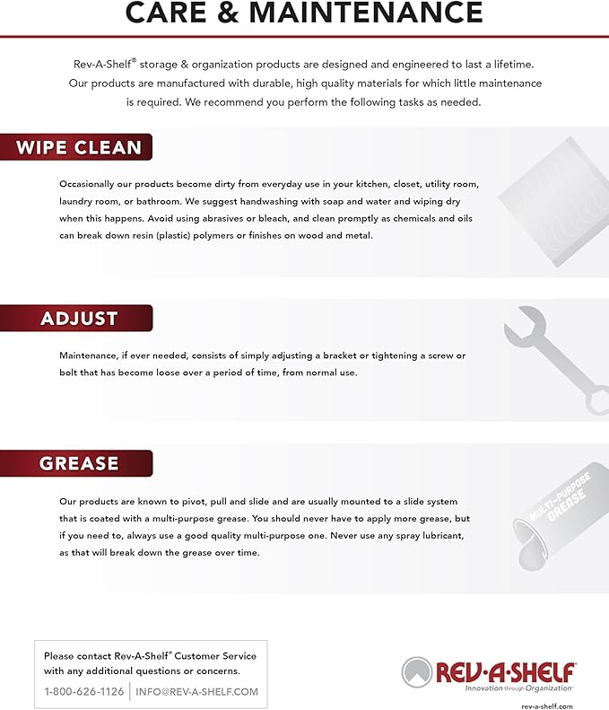 Rev-A-Shelf 11" Pullout Kitchen Cabinet Storage Organizer Slide Out Pantry Spice Rack with Adjustable Shelves for 11.5" W Cabinet Opening, 448-BC-11C