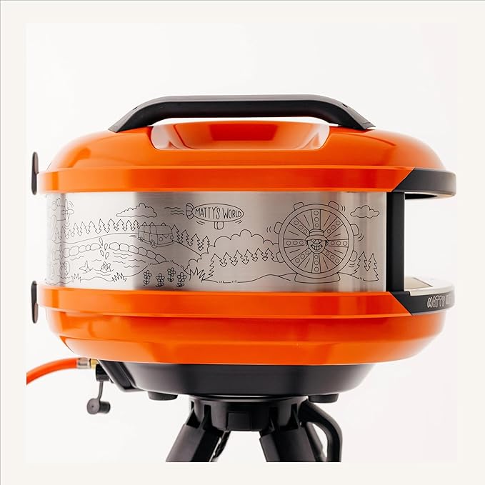 Gozney Tread Pizza Oven x Matty Matheson, Orange, makes 12" pizza