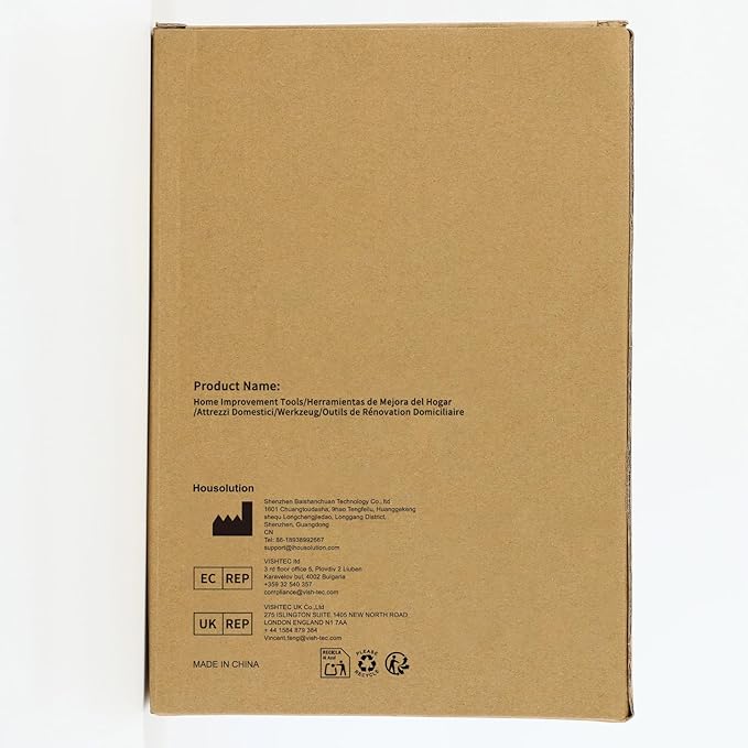 Housolution Digital Caliper, 6Inch Caliper Measuring Tool with Large LCD Screen, Inch/MM Switch, 4 Measuring Ways, Stainless Steel Micrometer Vernier Caliper with Splashproof Screen for Woodworkers