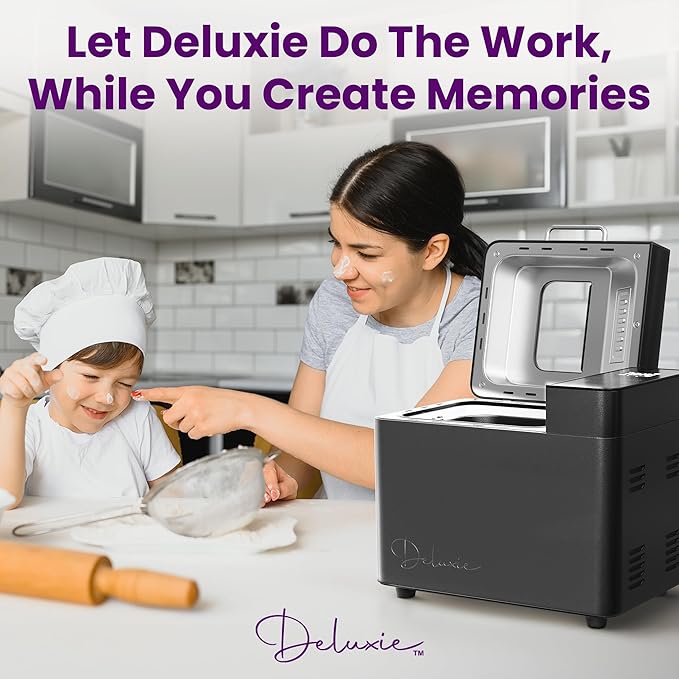 2LB Sourdough Bread Maker Machine for Home Bakery - 17 Program Gluten Free Bread Machine Maker with 15H Timer, 3 Loaf/Crust Sizes, Nut Dispenser - Aluminum Breadmaker Machines w/Recipe Book