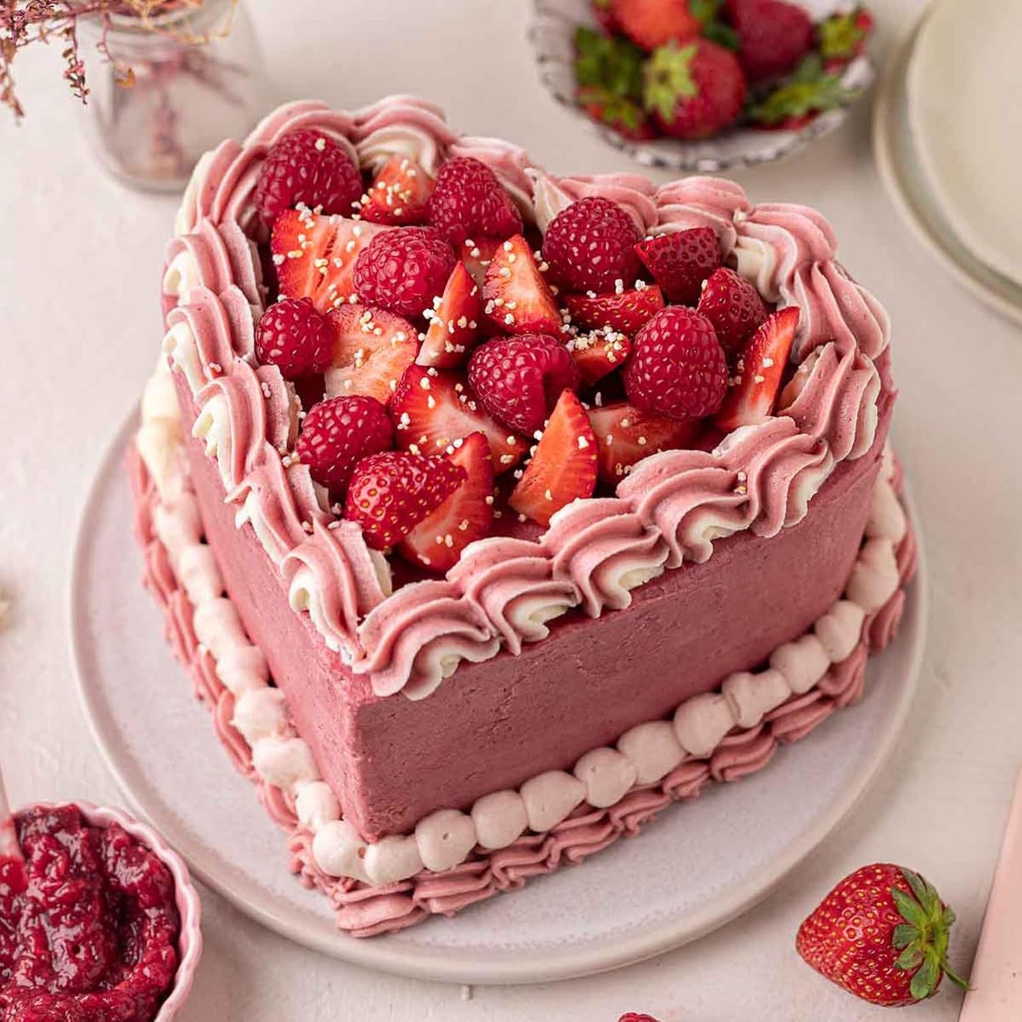 Heart Shaped Cake Pans 6&8 Inch 3 Inch Deep Other Occasion Cakes