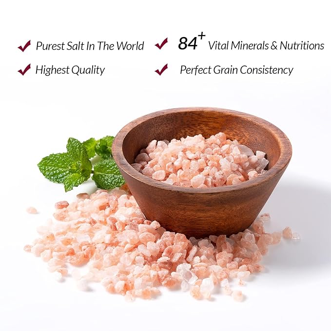 Himalayan Chef Himalayan Pink Salt 80oz (2.26kg), Non-GMO, Kosher, Coarse Grain, Nutrient and Mineral Dense for Health, Gourmet Pure Crystal Pink Salt for Grinder