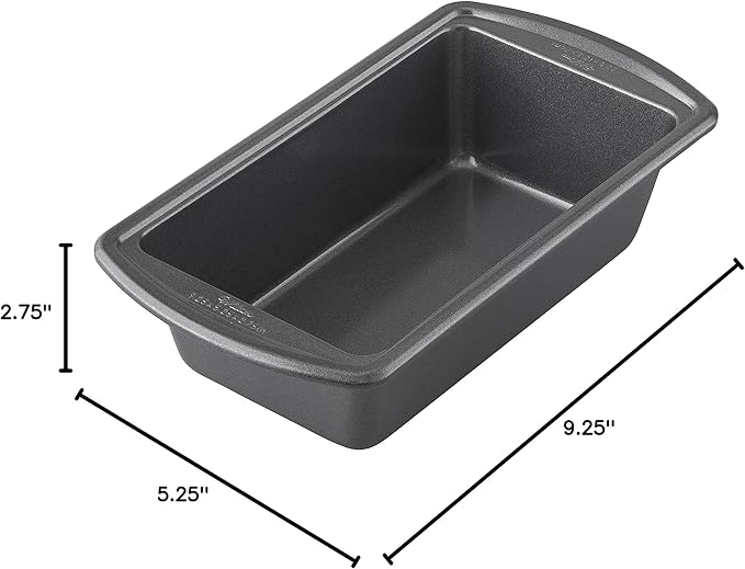 Wilton Platinum Non-Stick 9 x 5 in Loaf Pan, Stainless Steel Bakeware, Made without PFAS, Packaging May Vary