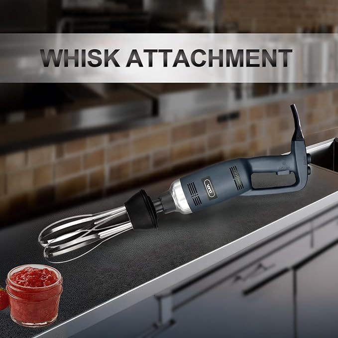 VONCI 10inch Detachable Whisk Attachment. 350W, 500W & 750W Commercial Immersion Blender Compatible.