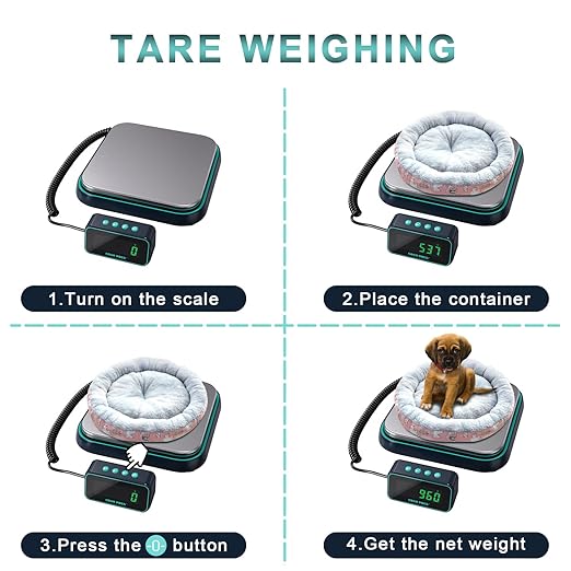 Digital Shipping Scale, 86 lbs/0.1oz Highly Accurate Postal Scale for Packages with Hold/Tare/Separate LCD Display,Stainless Steel Postage Scale,Package Scale for Small Business, Mail Scale