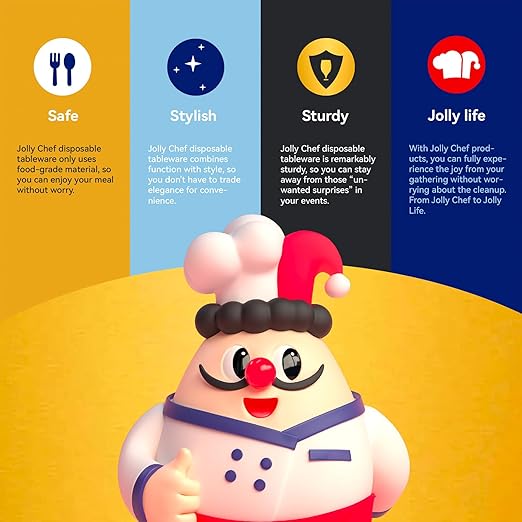 JOLLY CHEF 9x13 Aluminum Foil Pans (30 Pack) - Disposable Half Size Deep Steam Foil Pans for Roasting Turkey, Lasagna, Casseroles - Thanksgiving, Christmas, Parties, Catering