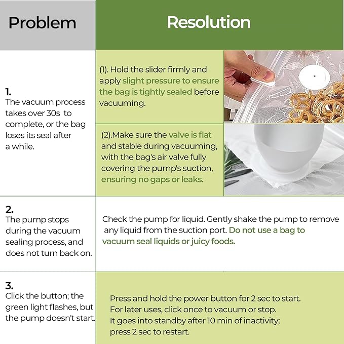 20 Reusable Vacuum Seal Bags for Food, Compatible with Most Handheld Vacuum Sealer, BPA-Free, Sous Vide Bags, Upgraded Sturdy Air Valve (8 Small, 8 Medium, 4 Large), Vacuum Sealer not Included