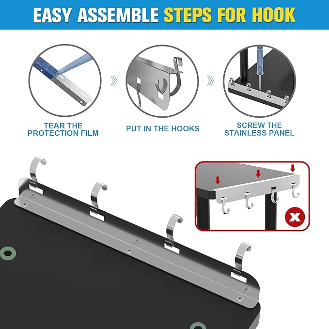 JayRex Countertop Corner Shelf, 3 Tier Shelf Moveable Organizer for Bathroom Counter, Make Up, Dresser Table, Desktop Shelf (Black)