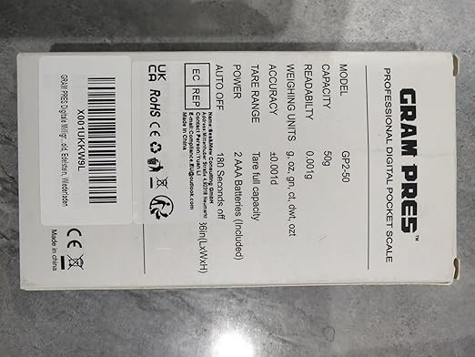 Digital Milligram Scale 50/0.001 Gram Accuracy,Small Jewellery Coin Powder Pocket Scale Digital Gram and Oz,Digital Gram Scale with LCD for Medicine, Gold, Gem, Reloading