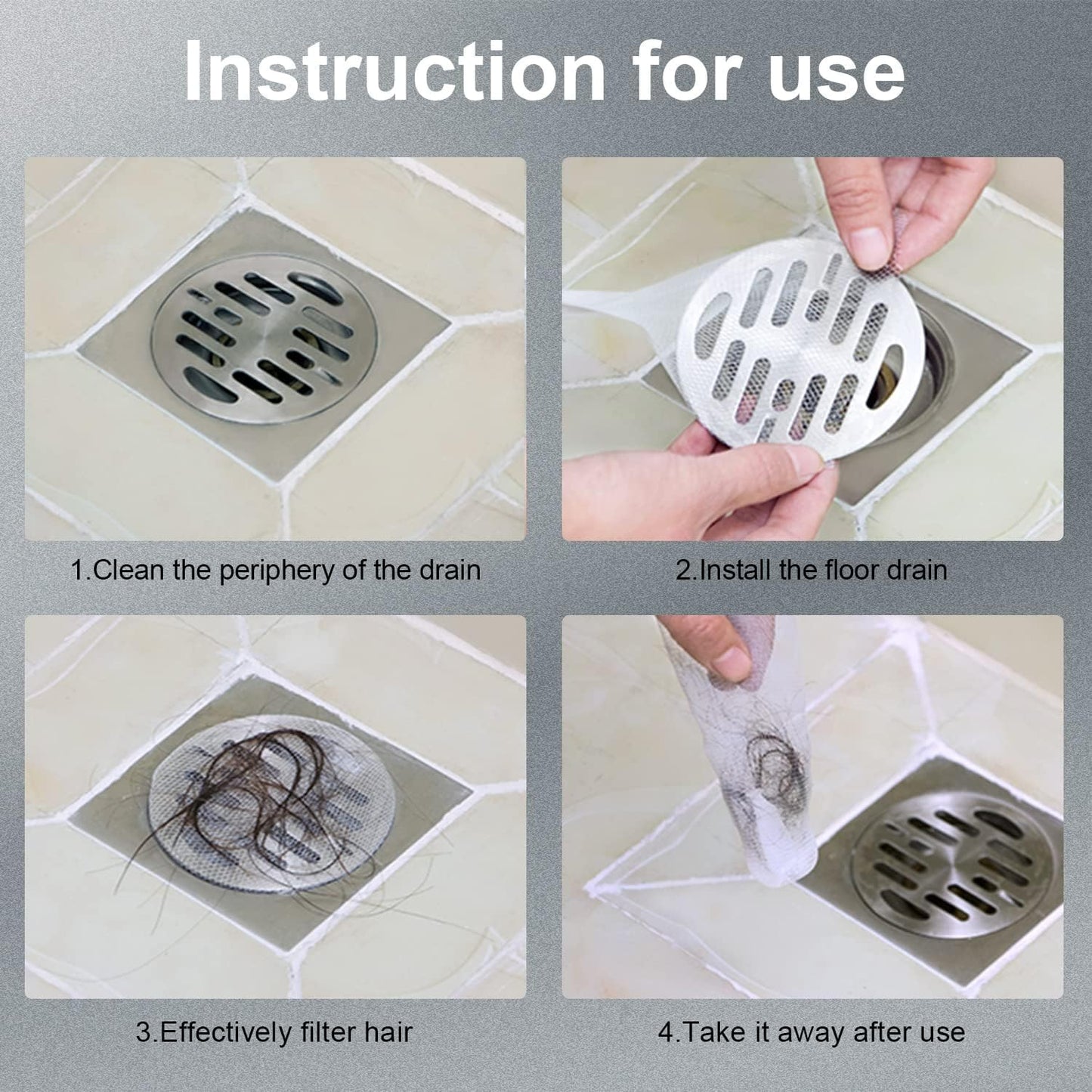 200 Pcs Sink Strainer Bags, Disposable Mesh Sink Filter Bag for Kitchen Sink, Filter Bag Sink Strainer Cover for Most Sizes of Floor Drain Kitchen Sink Bathroom (B-200PCS)