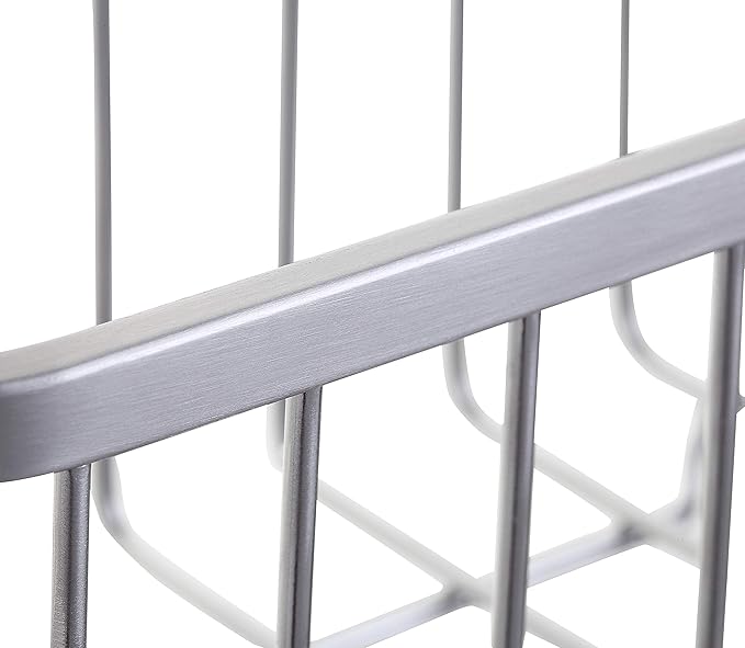 SunnyPoint NeverRust Deluxe Kitchen & Bathroom Sink Sponge Holder Organizer with Adhesive Mount - Additional Suction Cup Included – Sponge & Brush NOT Included – 7.4 x 3.3 x 2.75 Inch