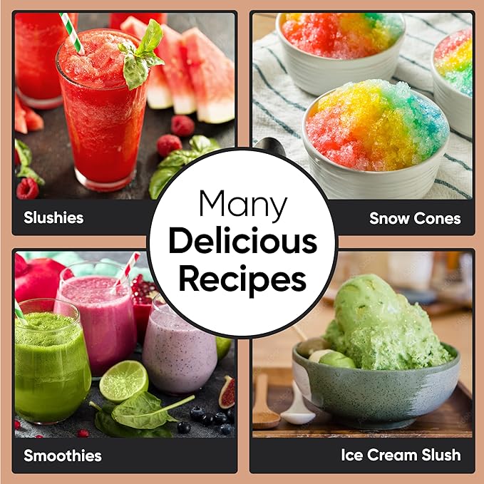 Tartle Kitchen - Stainless Steel Dual Blade Ice Shaver Snow Cone Maker Machine - Summer Parties & Refreshing Treats - Durable Easy to Use & Clean - Ideal for Catering, Restaurant & Commercial Kitchens