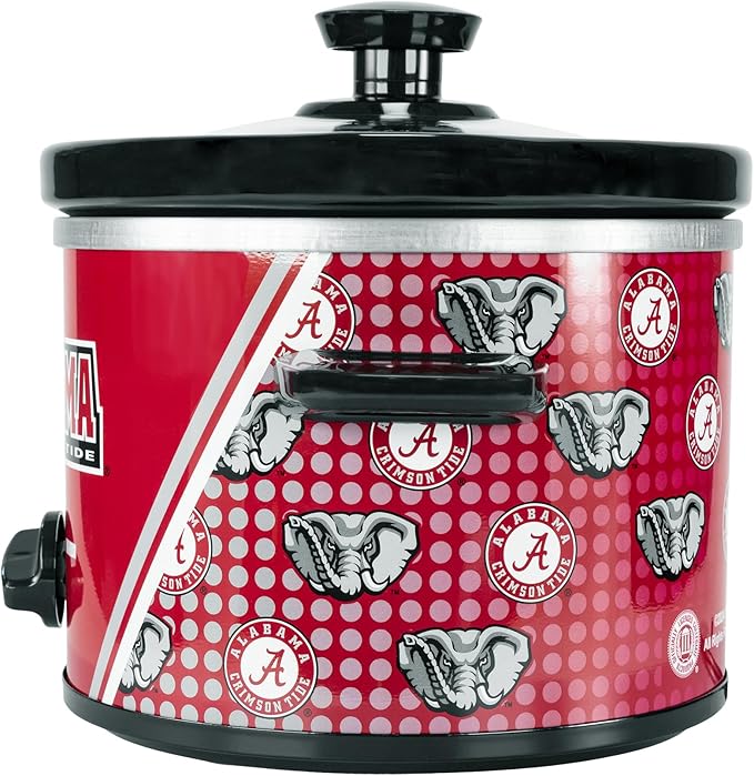 Uncanny Brands Alabama Crimson Tide 2qt Slow Cooker - Small Kitchen Appliance