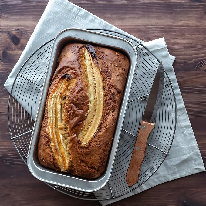 Patelai 4 Pack Small Loaf Pans for Baking Bread Non Stick Bread Pan Rectangle Baking Tray Toast Mold (Silver,7.2 x 3.7 Inch)