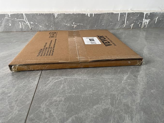 VEVOR Pizza Steel, 14" x 14" x 1/4" Pizza Steel Plate for Oven, Pre-Seasoned Carbon Steel Pizza Baking Stone with 20X Higher Conductivity, Heavy Duty Rustproof Pizza Pan for Outdoor Grill, Indoor Oven