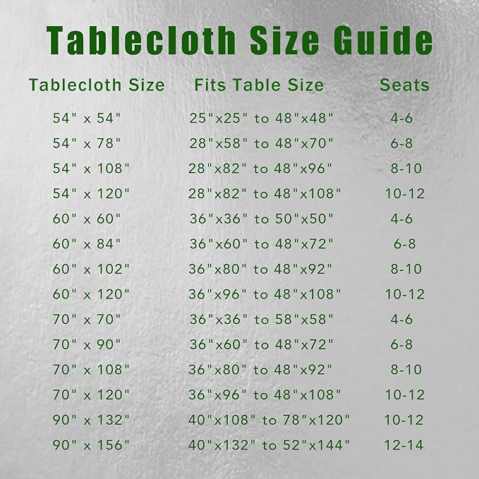 sancua Rectangle Tablecloth - 60 x 84 Inch - Stain and Wrinkle Resistant Washable Polyester Table Cloth, Decorative Fabric Table Cover for Dining Tables, Buffet Parties and Camping, Beige