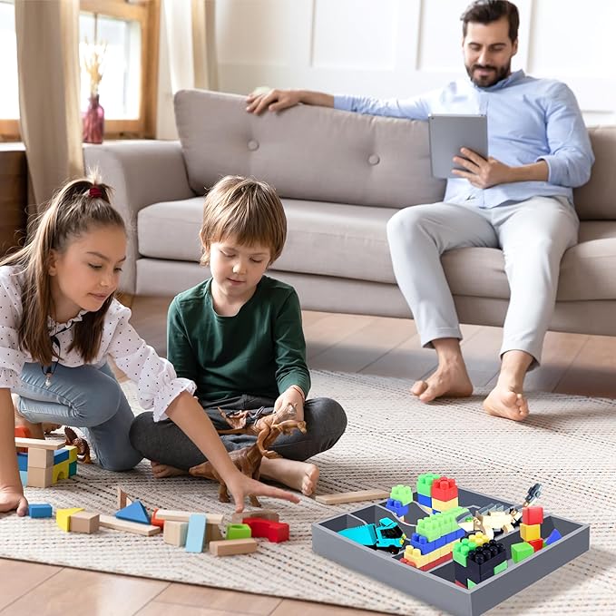 Bellsal Grey Utensil Organizer 12.5 Inch Silverware Tray for Drawer Utensil Holder Cutlery Organizer Kitchen Drawer Organizer 7 Compartment Small Narrow Bamboo