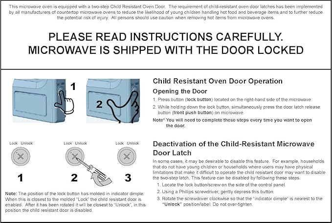 GE GCST20S1WBB Microwave Oven, 1,200-watt Capacity, 2.0 Cubic Ft, 8 Auto Cooking Settings, Child-Lock Technology, Kitchen Essentials for The Countertop, Dorm Room or Apartment, Black, Cu