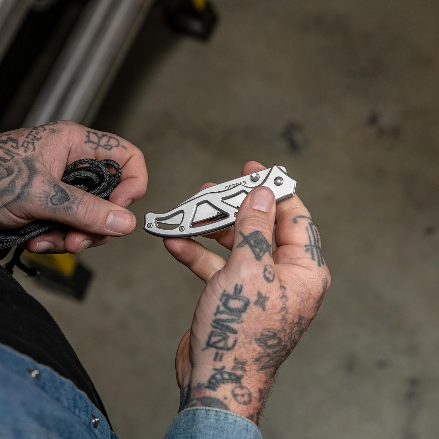 Gerber Gear Paraframe EDC Folding Pocket Knife with Safety Lock for Everyday Carry, Gifts for Men