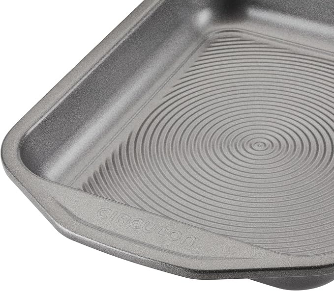 Circulon Total Bakeware Nonstick Toaster Oven & Personal Pizza Pan Baking Set, 4-Piece