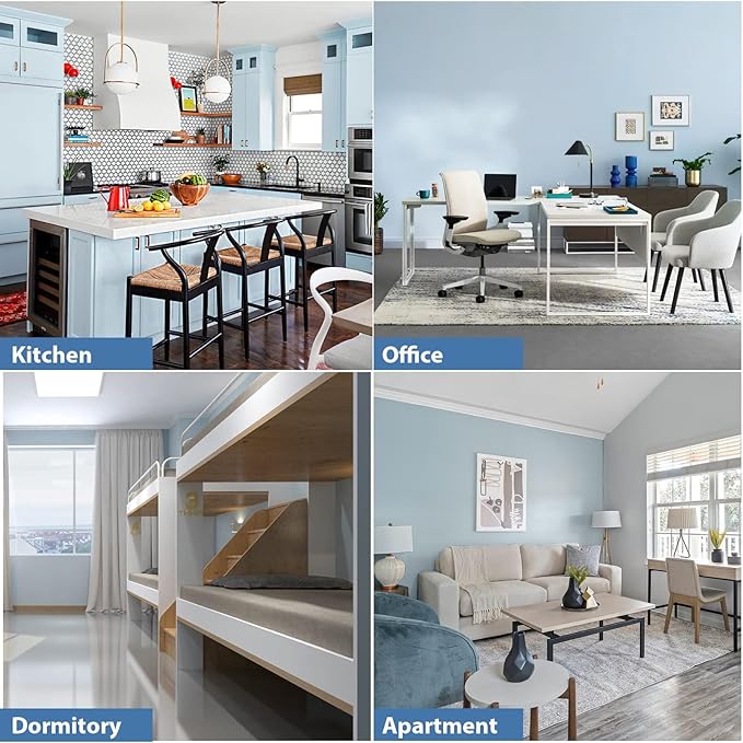 Antarctic Star Mini Compact Refrigerator, 3.2 Cu.Ft. Separate Freezer Double 2-Door Adjustable Removable Shelves for Apartment/Dorm/Office,BLACK