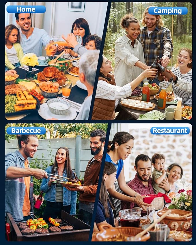 XinXu Gravity Electric Pepper and Salt Grinder Set, Salt and Pepper Mill & Adjustable Coarseness, Battery Powered with LED Light, One Hand Automatic Operation, (Set/Silver)