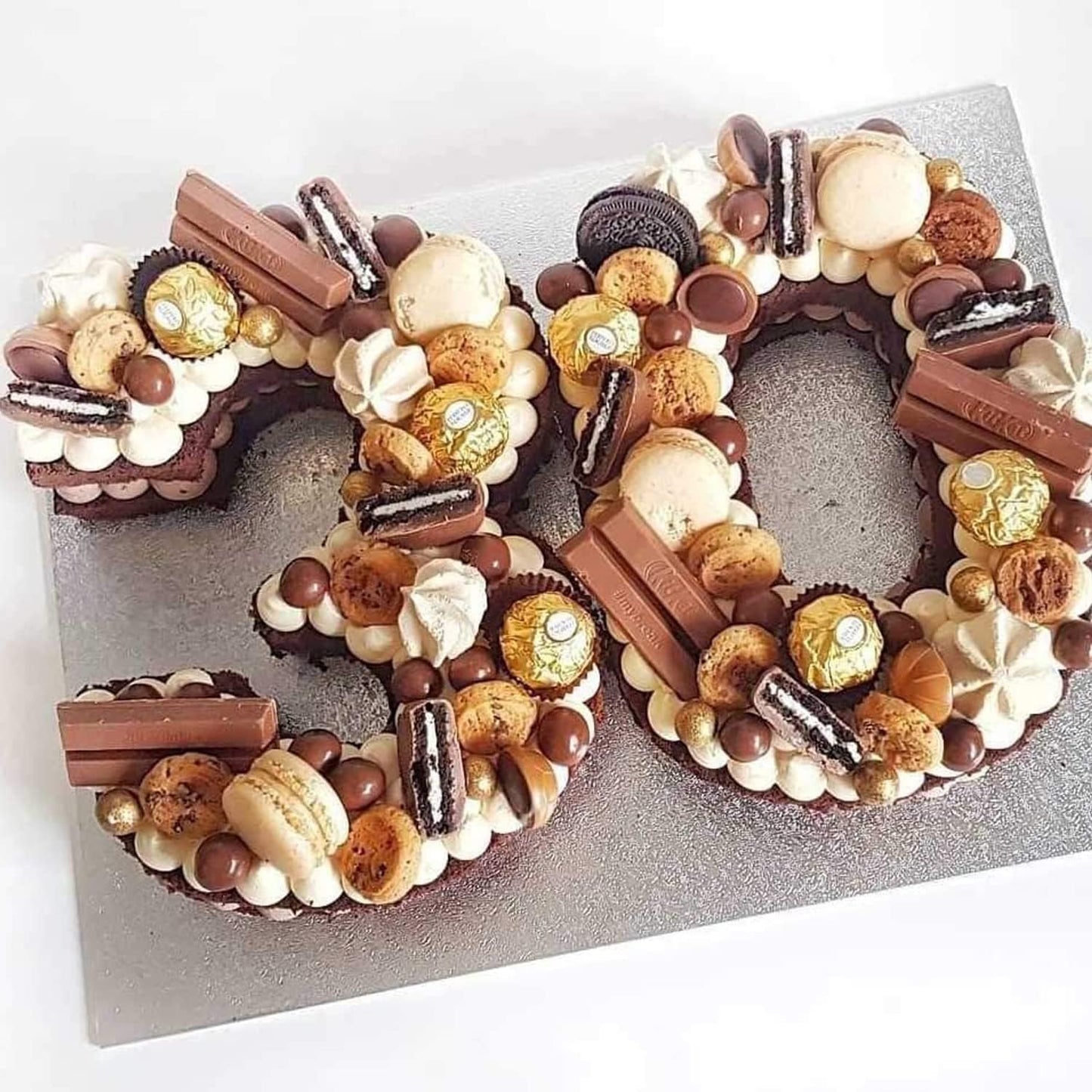 Ducodocu Silicone Cake Pans 3D Large Number Cake Mould Novelty Cake Tins DIY Baking Mold for Birthday Wedding Anniversary 10 inch Number of 3