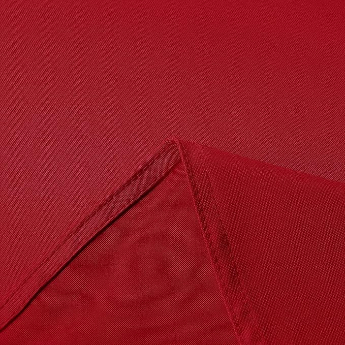 sancua Rectangle Tablecloth - 54 x 108 Inch - Stain and Wrinkle Resistant Washable Polyester Table Cloth, Decorative Fabric Table Cover for Dining Tables, Buffet Parties, Christmas Red