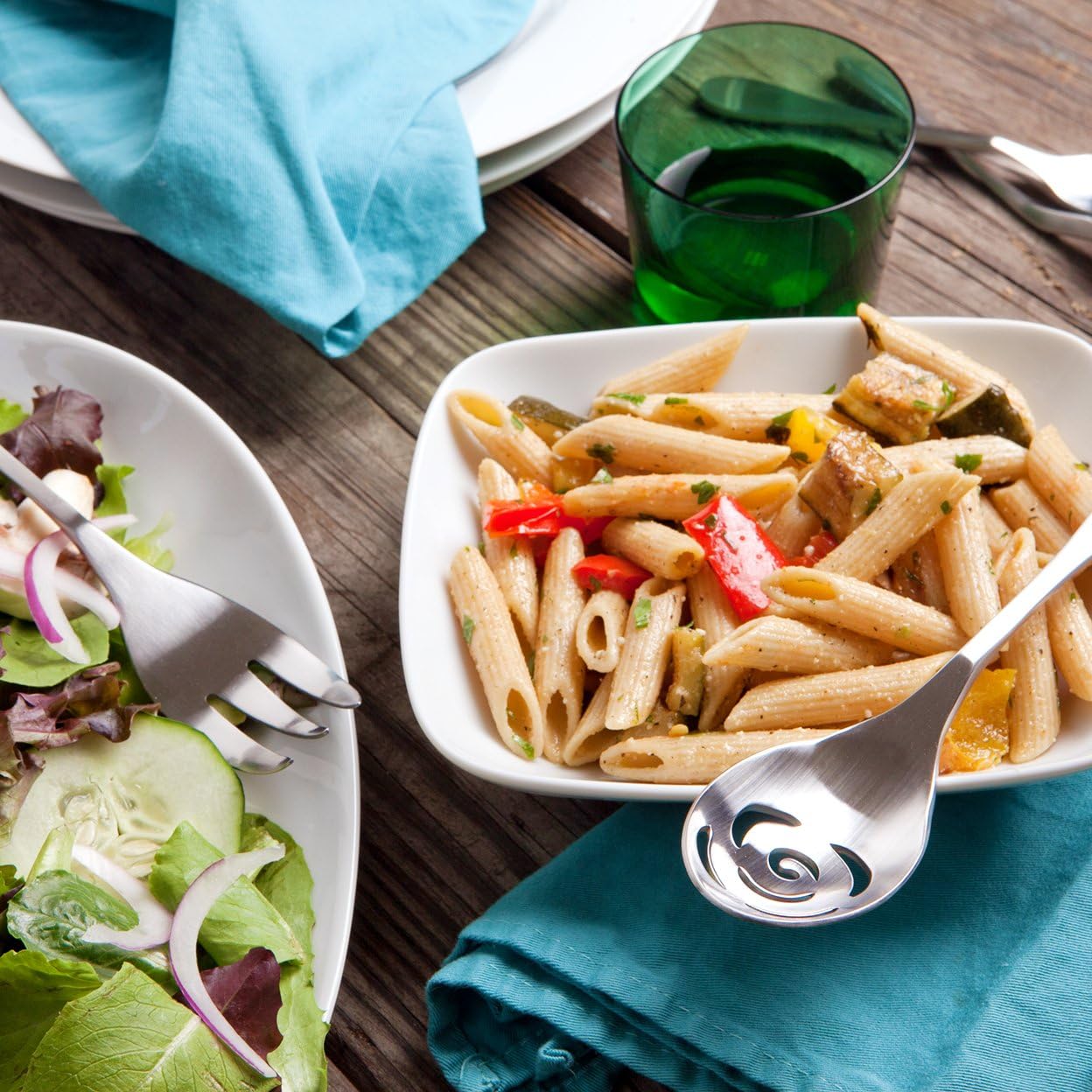 Knork Original Flatware Set, Silver Matte