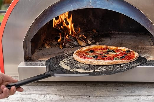 Browne Foodservice Napolitani Hard Anodized 16 x 18 Inch Pizza Peel, 59 Inch Handle