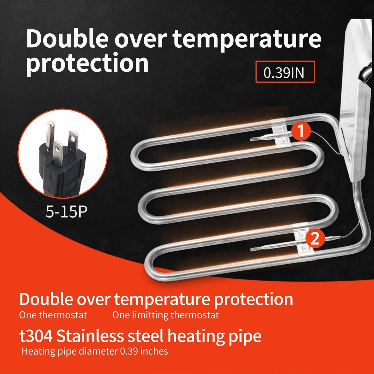 Deep fryers Commercial Deep Fryer 3400W Stainless Steel Electric Deep Fryers with Timer 20L(21.1Qt) Large Capacity Dual Tank Fryer with Baskets and Lids Countertop Deep Fryer for Restaurant Use (20L)