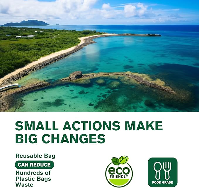 SPLF 8 Pack Reusable Gallon Freezer Bags Dishwasher Microwave Safe, 1 Gallon BPA Free Leakproof Food Storage Bags, Silicone Free Containers for Meal Prep, Fridge Kitchen Organization