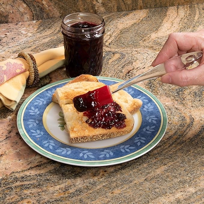 Evelots Set of 6 Mini Silicone Spatulas for Kitchen Cooking & Baking, Small Silicone Cooking Utensils, Heat Resistant BPA Free - Up To 446 Degrees