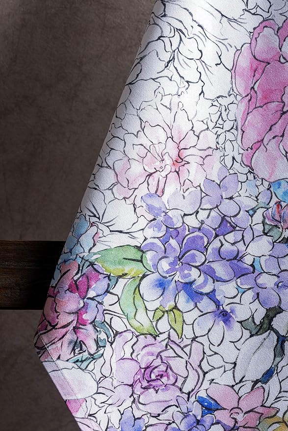 Maison d' Hermine Kitchen Towels Set of 3 100% Cotton 27.50" x 20" Reusable Cloth Tea Dish Towels Absorbent with Hanging Loop for Kitchen, Home, Dining, Cocktail Parties Spring/Summer (Floral Love)