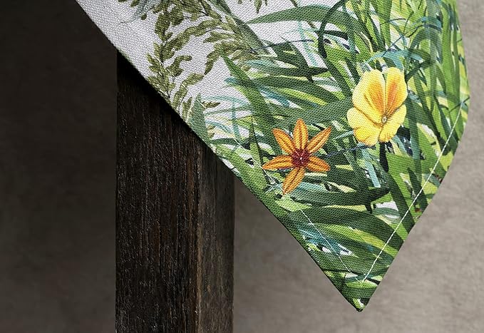 Maison d' Hermine Kitchen Towels Set of 3 100% Cotton 27.50" x 20" Reusable Cloth Tea Dish Towels Absorbent with Hanging Loop for Kitchen, Home, Dining, Cocktail Parties Spring/Summer (Basse Cour)