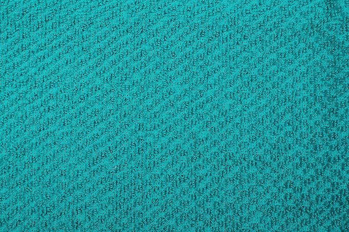 AMOUR INFINI Kitchen Towels Pack of 4 - Absorbent, Quick Drying Premium Cotton Tea Towel - Kitchen Linens 16x28 Inch Dish Towels with Hanging Loop (Turquoise)