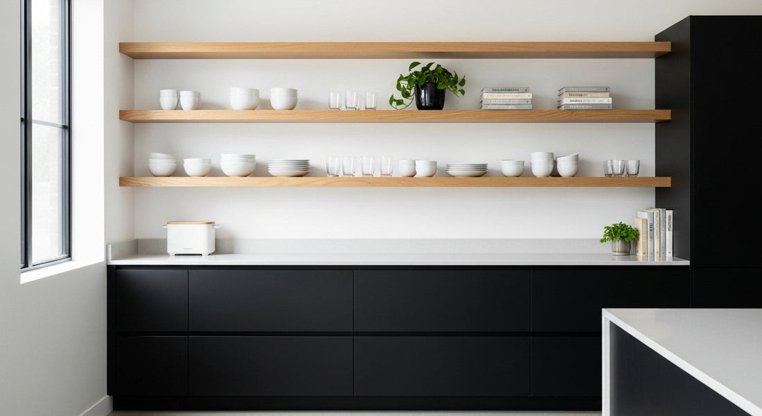 Open Shelving Done Right: Style Meets Function in Modern Kitchens