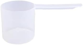 67 mL Plastic Measuring Packaging Scoop (=67 cc/ = 4.53 Tablespoon/ = 2.36 fl oz/ = 0.28 Cup), Long Handle - to Measure and Dispense Spices, Granules, Powders, for Seeds Packing (2)