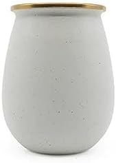 Barebones Enamel Tumblers Set of 2 - Vintage-inspired Design - Durable and Suitable for Outdoor Picnics or Camping (16 Oz, Eggshell)