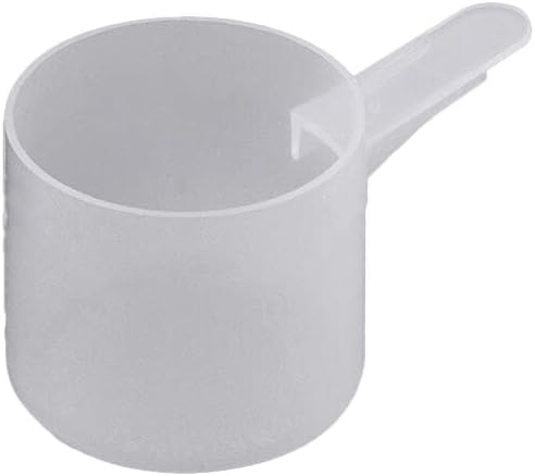 60 mL Plastic Measuring Packaging Scoop (= 60 cc/ = 4 tablespoon/ = 2 fl oz), Short Handle - to Measure and Dispense Spices, Granules, Powders, for Seeds Packing made in USA (5)