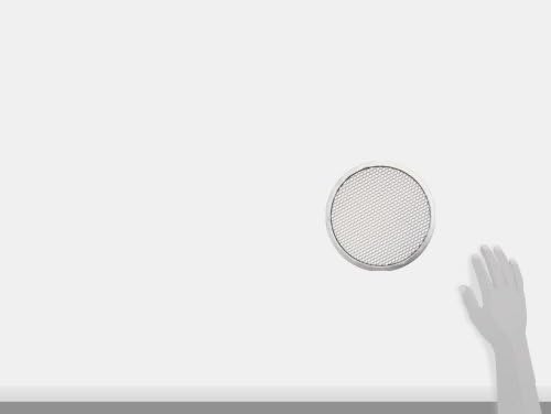 New Star Foodservice 50936 Restaurant-Grade Aluminum Pizza Baking Screen, Seamless, 8-Inch, Pack of 6