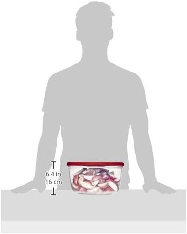 Rubbermaid Easy Find Lids Food Storage Containers, Racer Red, 42 Piece Set