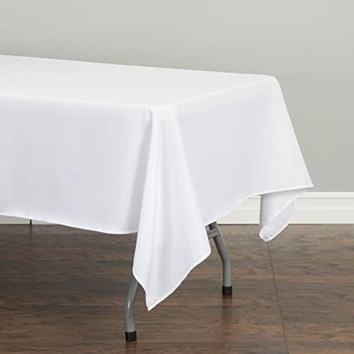 LTC LINENS 60126-010101 Tablecloth, 60 x 126 in, White