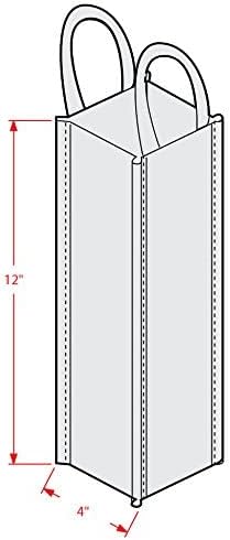 G.U.S GREAT USEFUL STUFF Set of 8: G.U.S. Eco-Friendly Wine Bags - Water Resistant, Reusable Wine Bags with Wide Sturdy Handles. Durable, Affordable. Uniquely Printed Designs