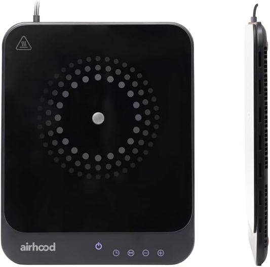 AirHood Ultra-Slim Induction Cooker | Countertop Hot Plate with Precision Sensors for 10 Temperature Modes | Eco-Friendly Compact Kitchen Appliance