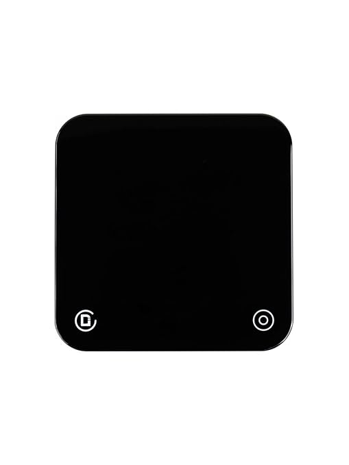 Coffee Scale with Timer and Flow Rate Tracking, 0.1g Precision, 3kg Capacity, Rechargeable, Smart App Compatible, Ideal for Espresso and Pour Over Brewing