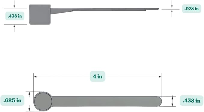 1.5 mL (1.5 CC) Long Handle Scoop for Measuring Coffee, Pet Food, Grains, Protein, Spices and Other Dry Goods (Pack of 1)